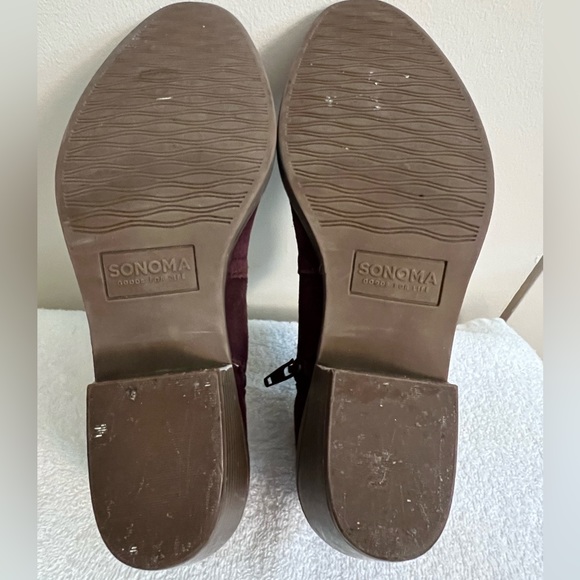 Sonoma Wine Suede Women’s Bootie in Size 9 - Picture 5 of 5